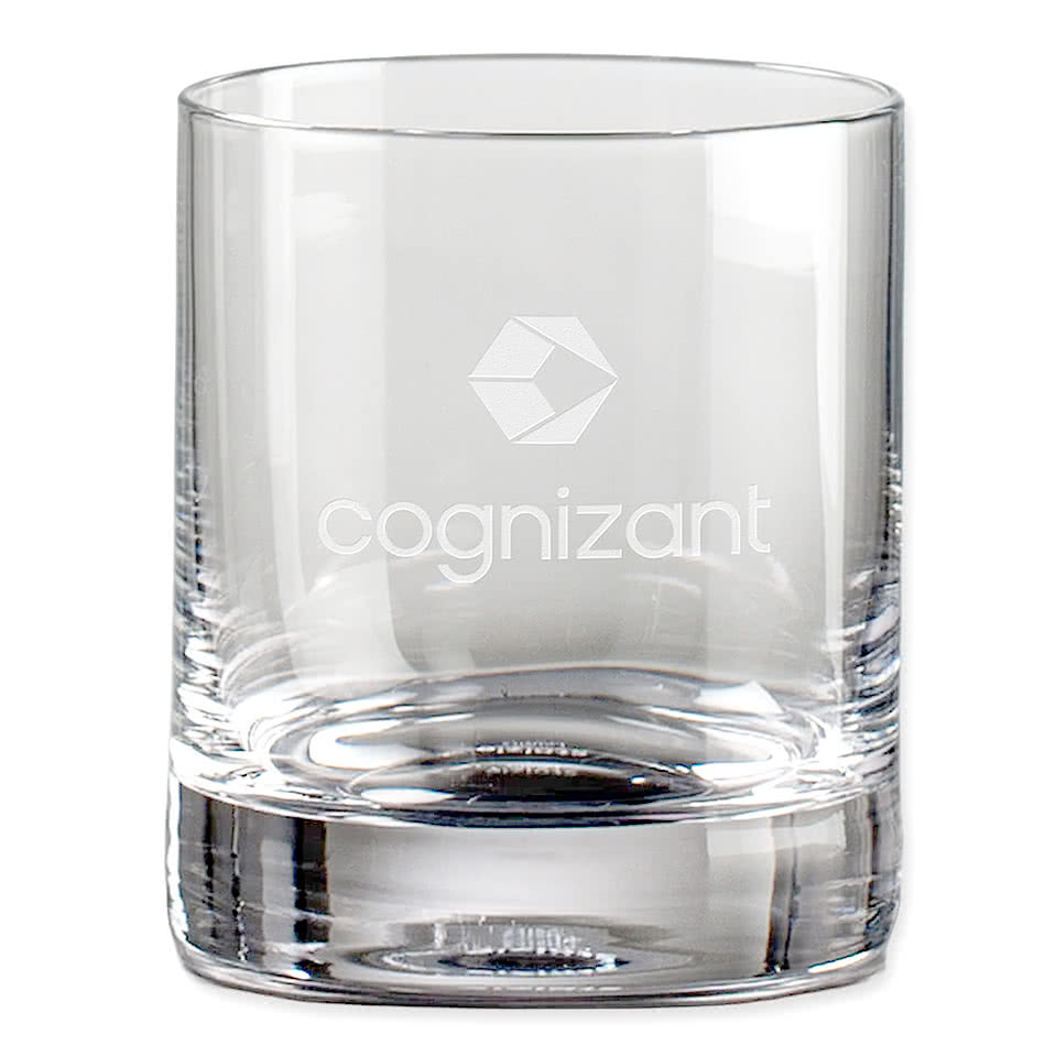 Laser Etched 10.75 oz. Dresden On-The-Rocks Glass
