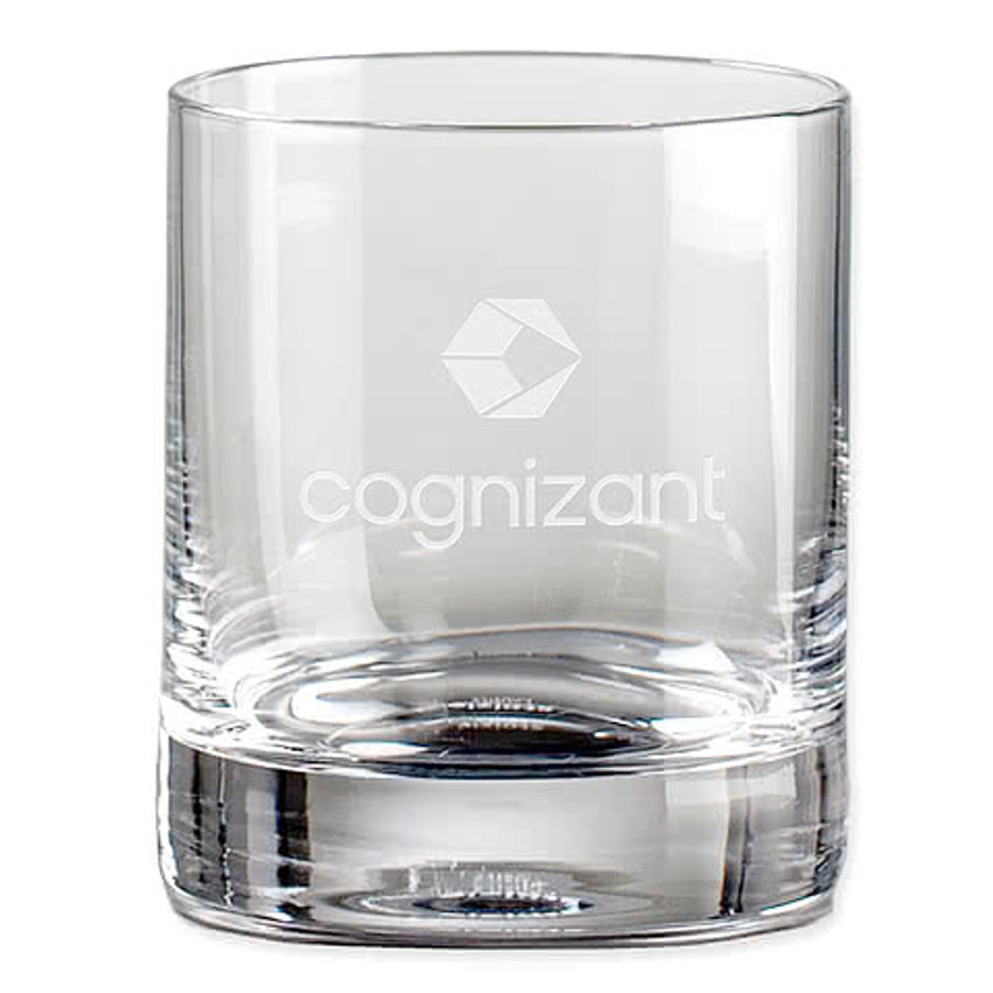Laser Etched 10.75 oz. Dresden On-The-Rocks Glass in Clear