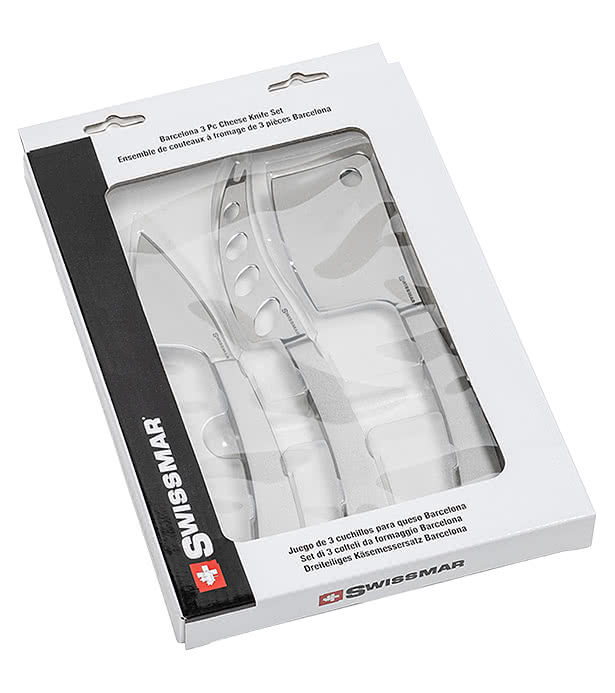 Swissmar Barcelona 3 Piece Cheese Knife Set