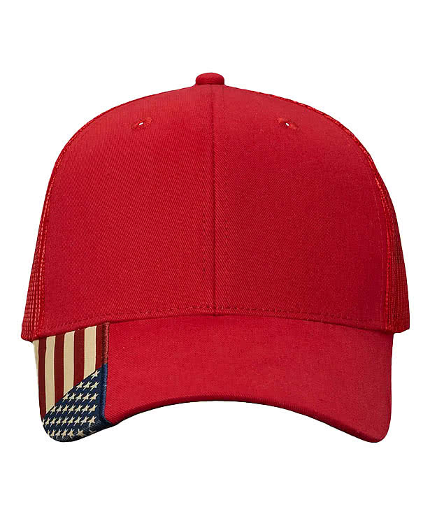 Kati USA Flag Snapback Trucker Hat