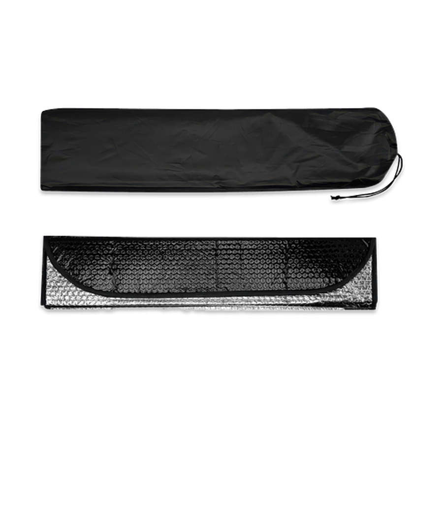 Foldable Accordion Auto Sunshade in Black