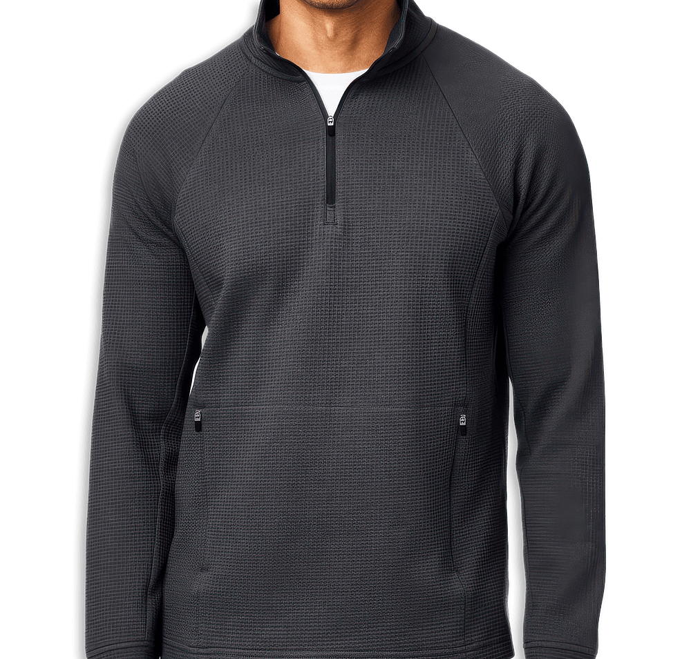 North End Rhythm Waffle Quarter Zip Performance Pullover-default
