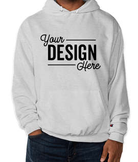 Champion Powerblend Pullover Hoodie - Color: Silver Grey
