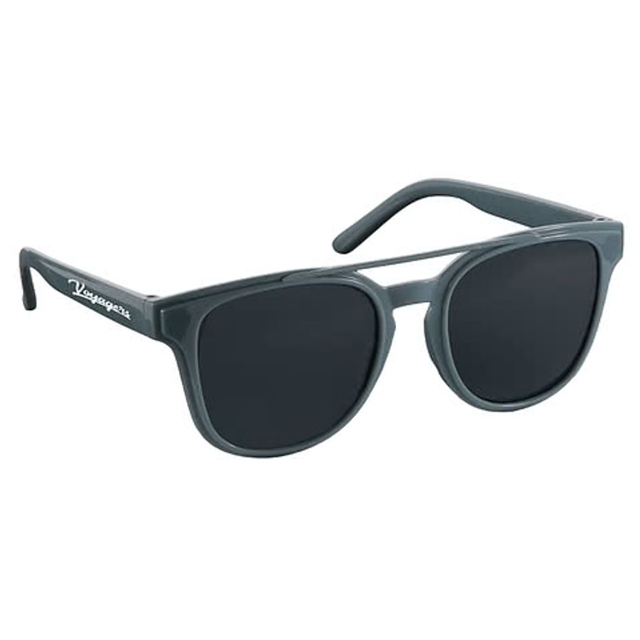 Peyton Recycled Brow Bar Sunglasses in Gray