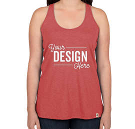 Champion Authentic Women's Tri-Blend Swing Racerback Tank - Color: Carmine Red Heather