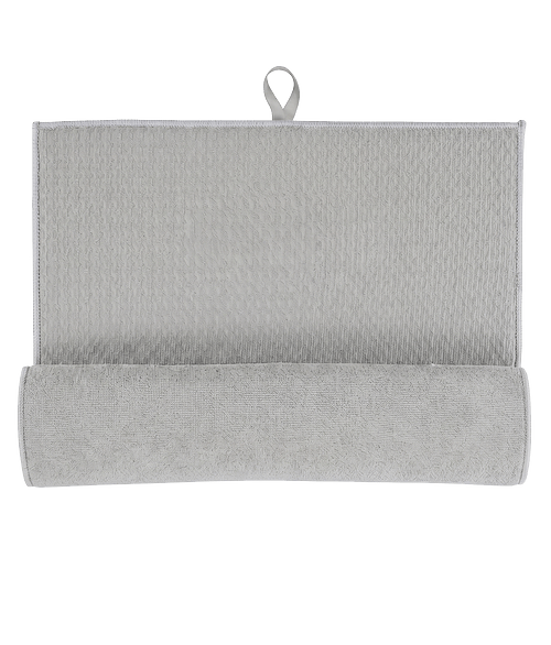 Saloon 20" x 15" Dish Drying Mat in Gray