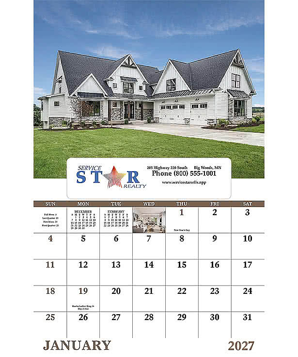 Welcome Home Wall Calendar