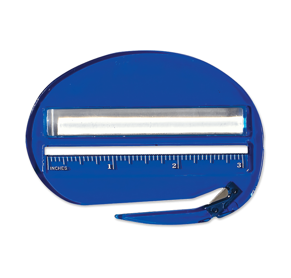 Letter Opener with 3" Ruler & Magnifier-default