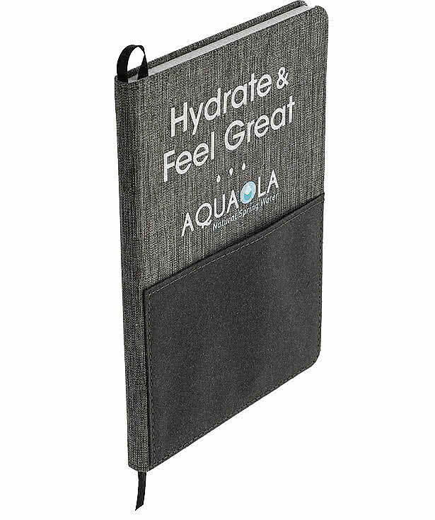 JournalBooks ® FSC Mix Reclaim Soft Cover Recycled Notebook with Front Pocket