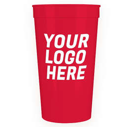 32 oz. Plastic Stadium Cup