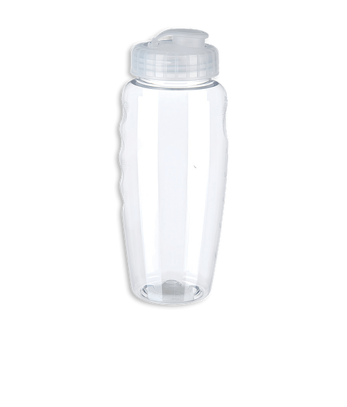 31 oz. Gripper Poly-Clear Water Bottle in Clear
