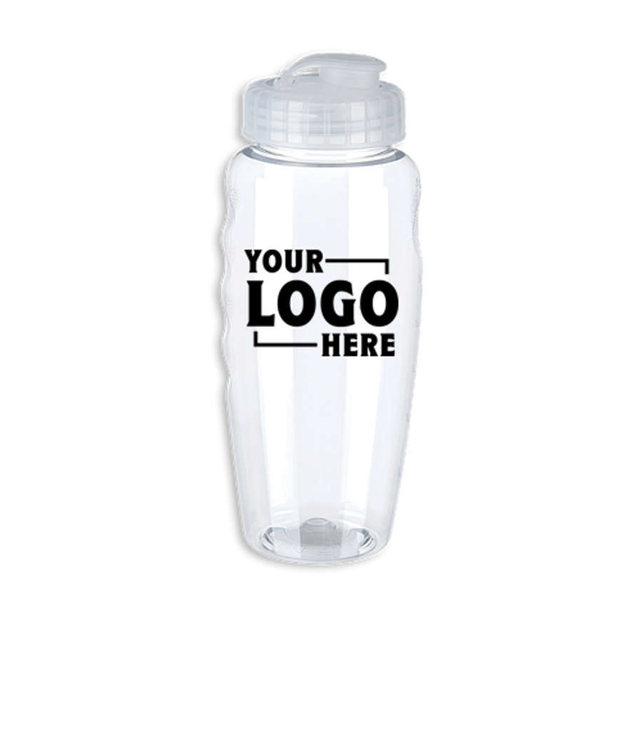 31 oz. Gripper Poly-Clear Water Bottle in Clear