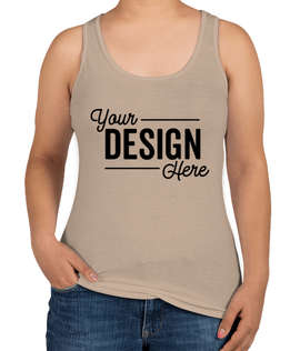 Anvil Women's Tri-Blend Racerback Tank - Color: Heather Slate