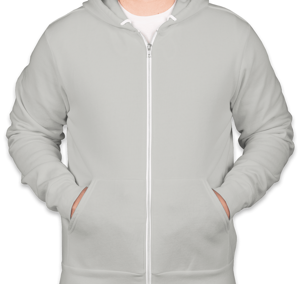 Embroidered Bella + Canvas Ultra Soft Zip Hoodie-default