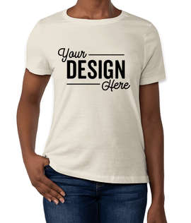 Bella + Canvas Women's Jersey T-shirt - Color: Vintage White