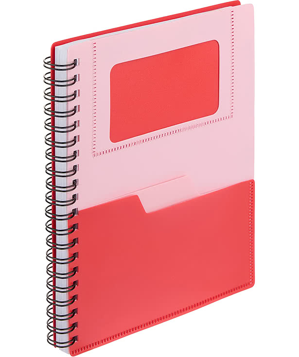 Stash Recycled FSC Plastic Cover Spiral Notebook