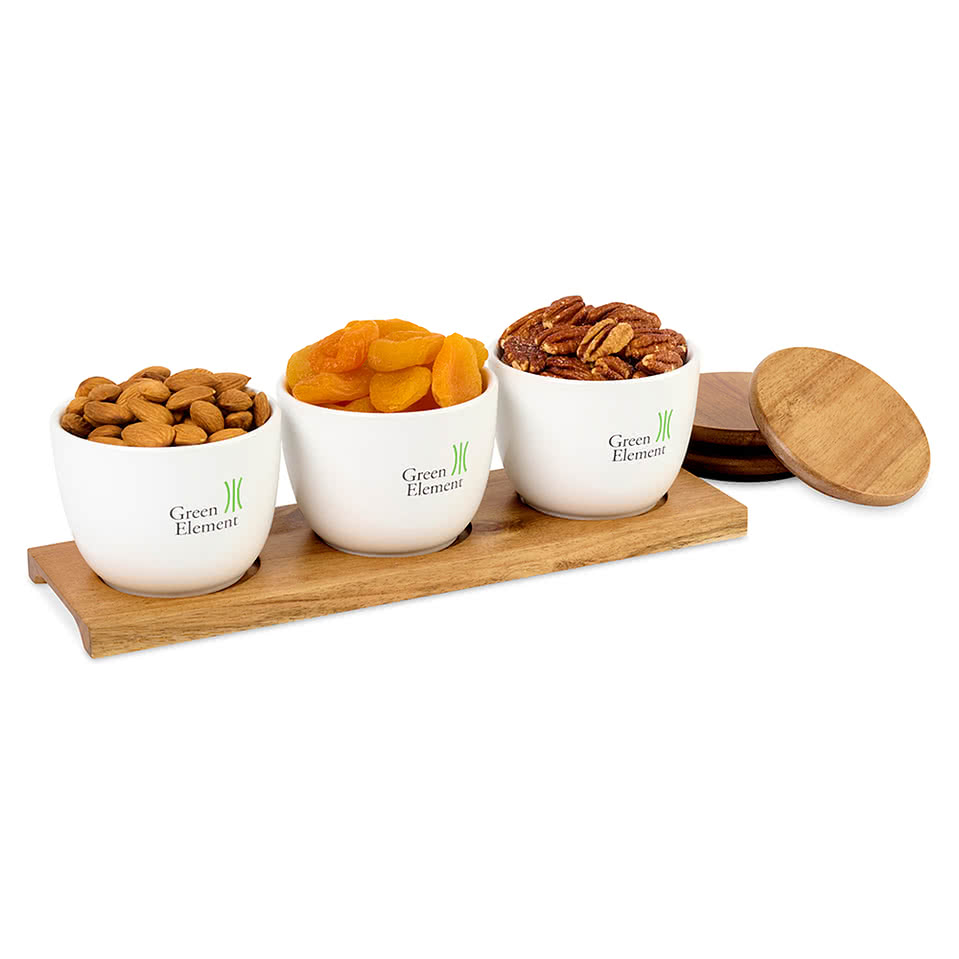 La Cuisine Appetizer Trio Serving Tray