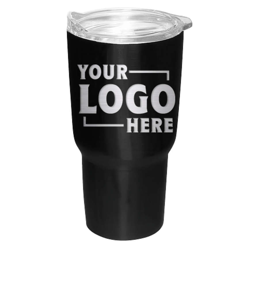 Laser Engraved 30 oz. Samson Vacuum Insulated Stainless Steel Tumbler in BLACK