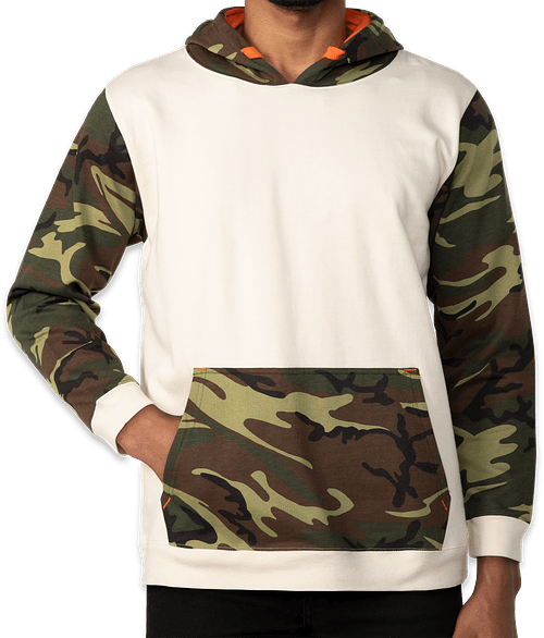 camo pullover hoodie