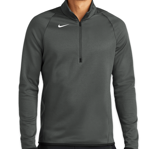 nike therma academy black set half zip pants