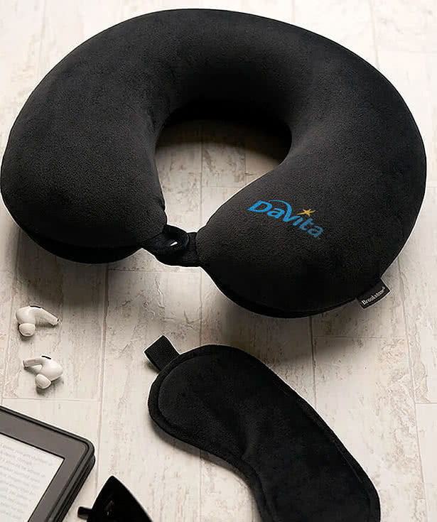 Full Color Brookstone Comfort Classic Microbead Neck Pillow