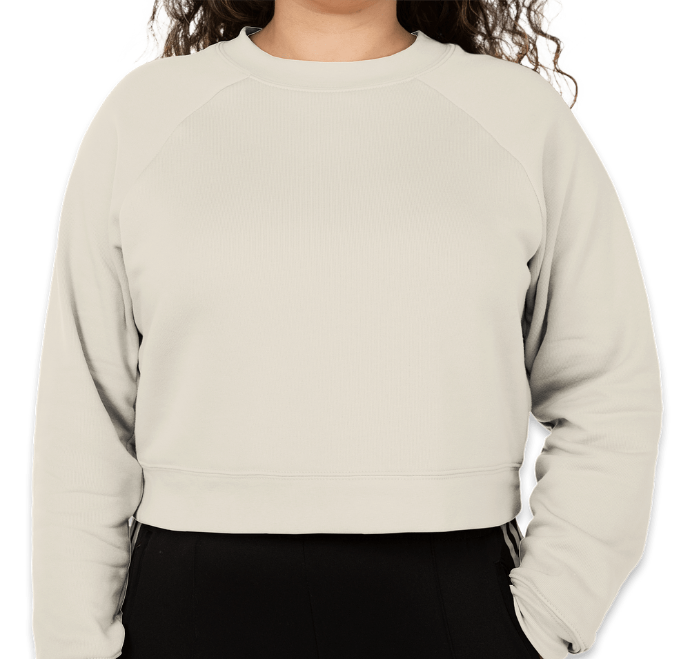 Bella + Canvas Women's Cropped Crewneck Sweatshirt-default