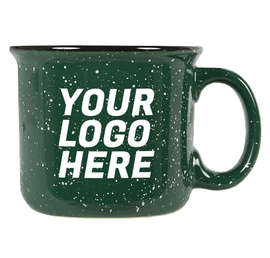 14 oz. Ceramic Camper Mug - Color: Green