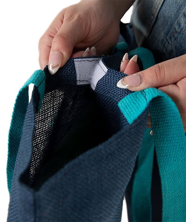 Eco-Green Medium Jute Tote Bag