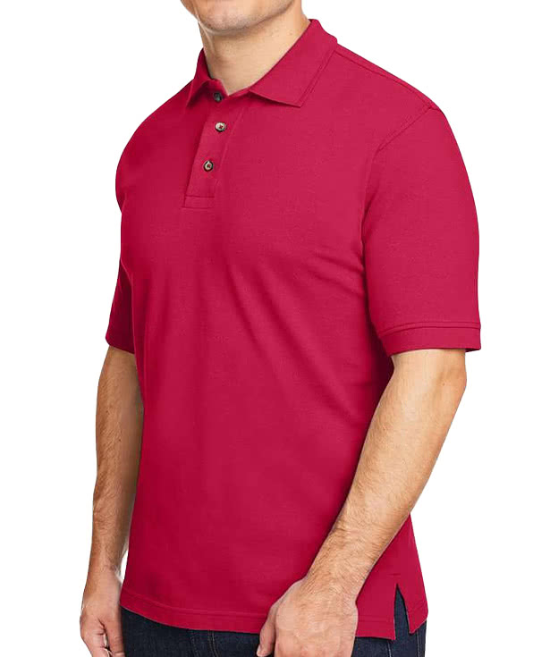 Harriton Cotton Pique Polo