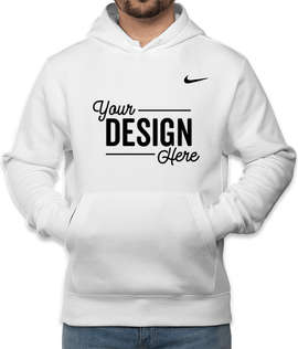 Nike Club Fleece Pullover Hoodie - Color: White