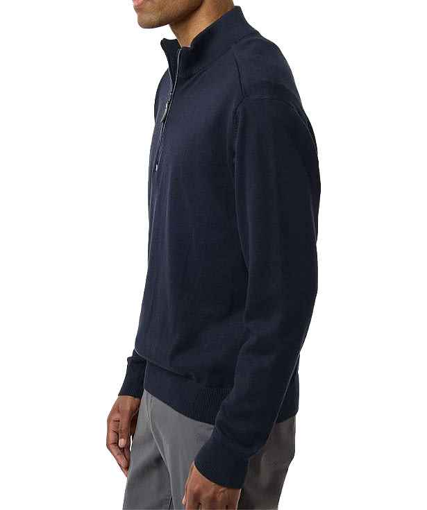 Custom Devon & Jones New Classics Recycled Quarter Zip Sweater