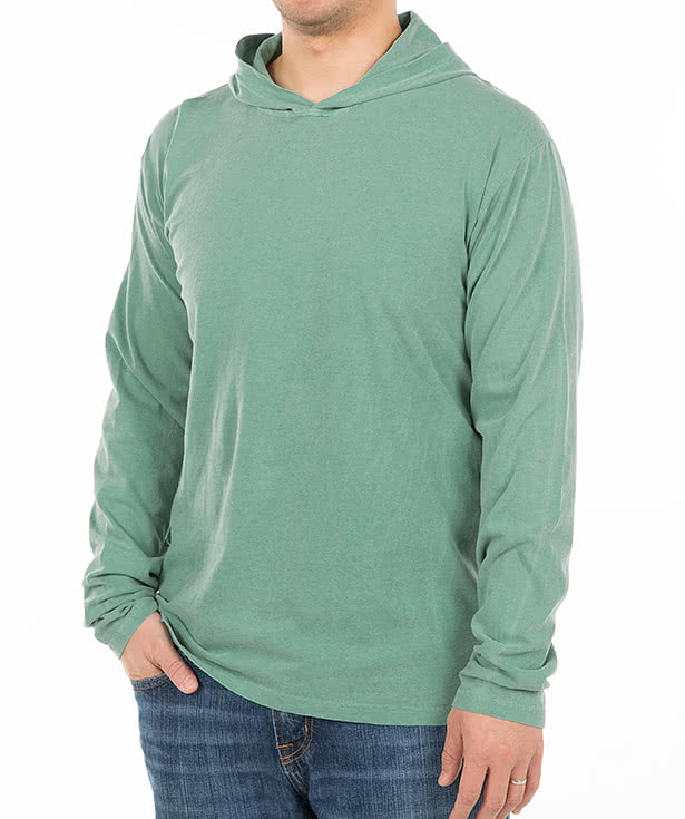 Comfort Colors Hooded Long Sleeve T-shirt