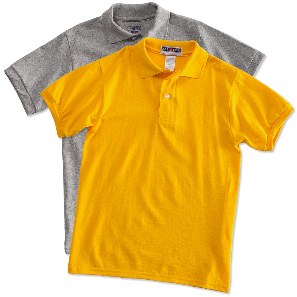 Jerzees Youth Spotshield 50/50 Jersey Polo