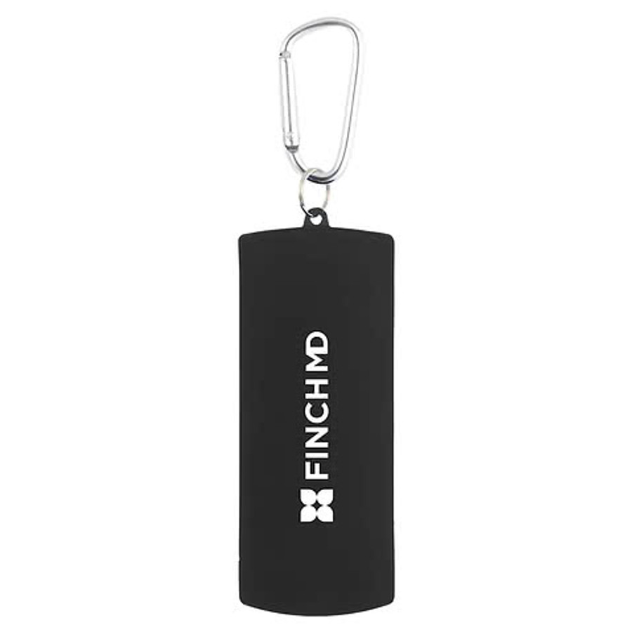 Recycled Bandage Dispenser with Carabiner in Black
