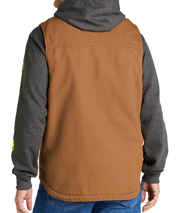 Carhartt Sherpa-Lined Mock Neck Vest - Printed