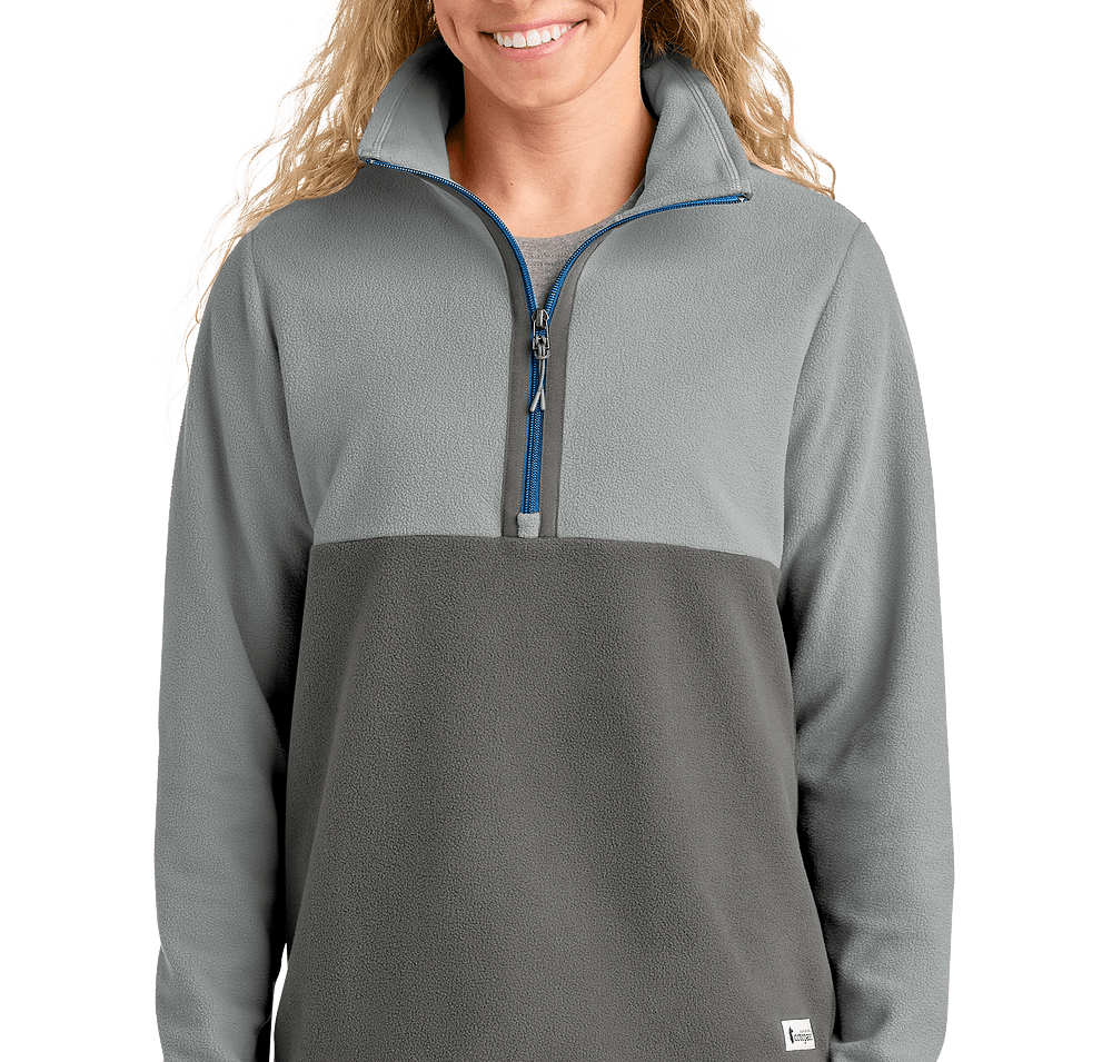 Cotopaxi Women's Amado Recycled Half Zip Fleece Pullover - Printed-default