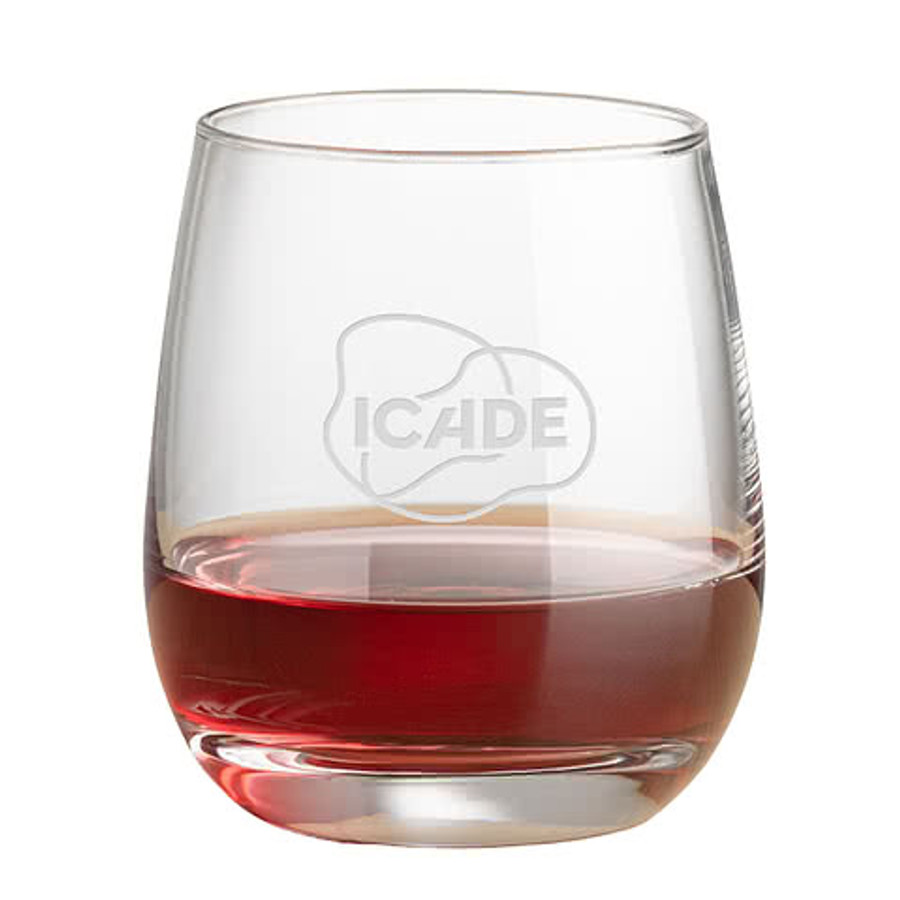 Laser Etched 11.5 oz. Salem Stemless Wine Glass in Clear