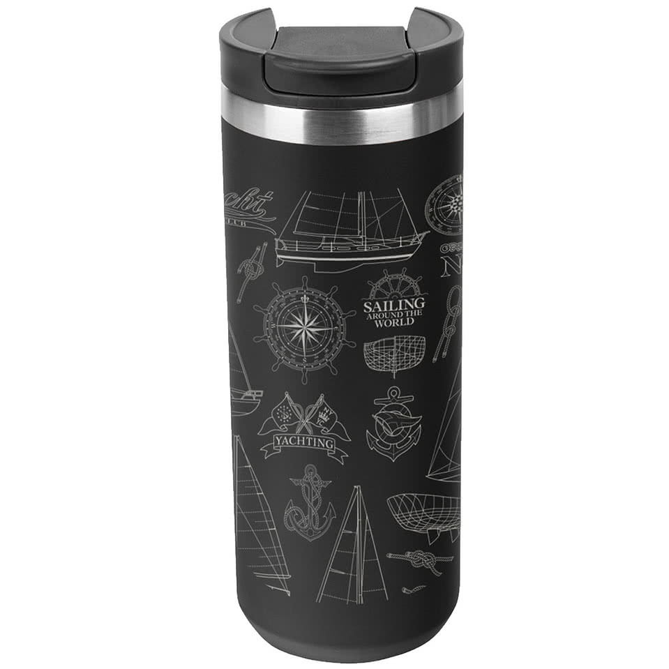 Laser Engraved 18 oz. Sienna Stainless Steel Water Bottle