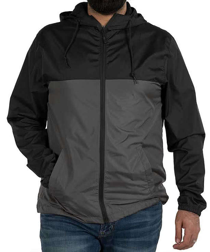Independent Trading Colorblock Lightweight Full Zip Jacket