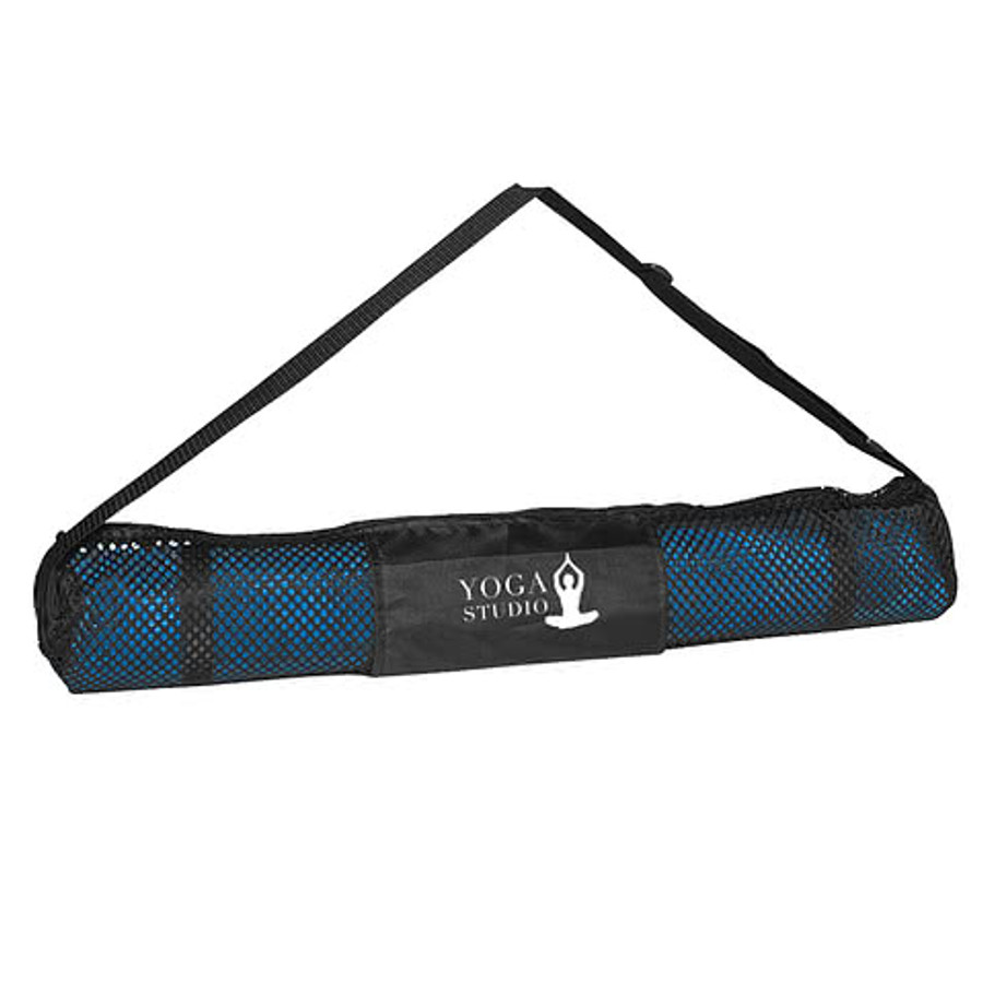 Yoga Mat with Carrying Case in Blue