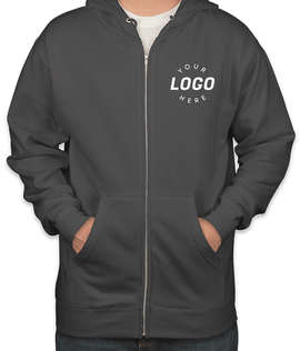 Independent Trading Zip Hoodie - Color: Charcoal