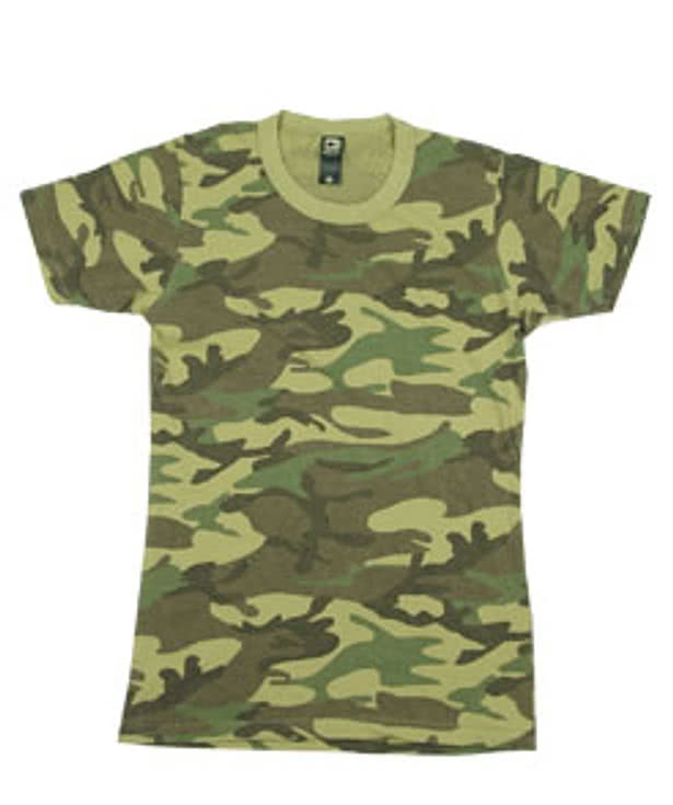Alternative Apparel Girly Basic Camo T