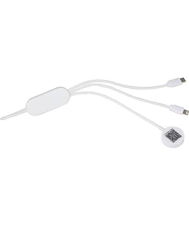 Allcord 5-in-1 Recycled Charging Cable with iWatch Charger