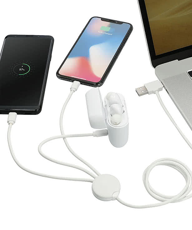 5-in-1 Charging Cable With Antimicrobial Coating