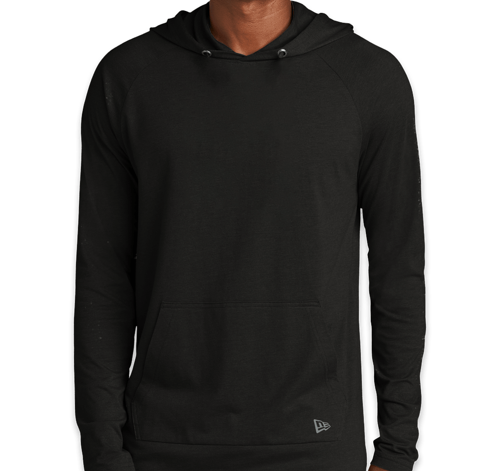 New Era Tri‑Blend Long Sleeve Hooded Shirt-default