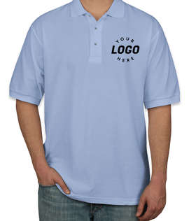 Port Authority Silk Touch Polo - Color: Light Blue