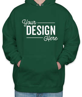 Hanes Ultimate Cotton Heavyweight Pullover Hoodie - Color: Deep Forest