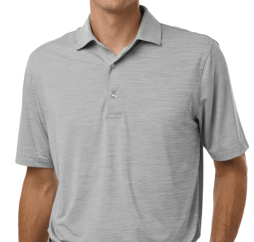 Paragon Bohemian Striped Heather Performance Polo-default