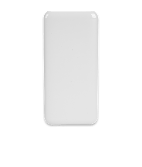 10,000 mAh Multi-Port Power Bank in WHITE