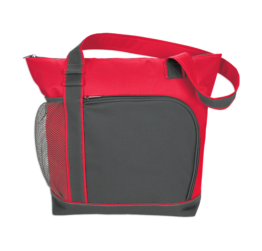 Full Color Market Zippered Cooler Tote Bag-default